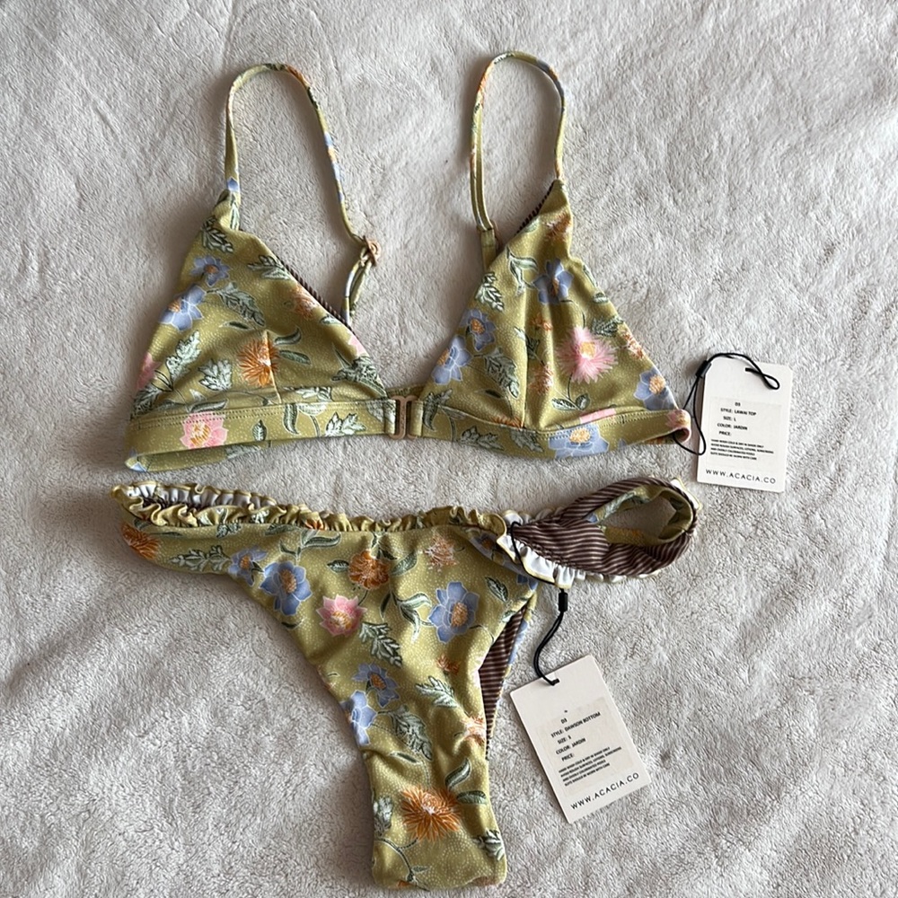 New ACACIA SET in Jardin print
